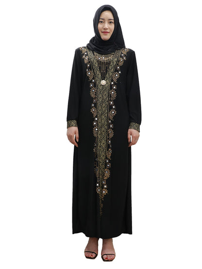 Women Abaya Islam Robe Daughter Matching Clothes