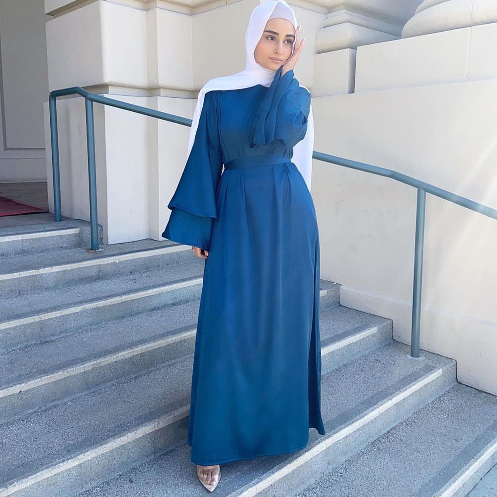 Buy EITC Children Girls Muslim Dress Long Sleeves Skit Kids Long Dress Navy  Blue/Green/Purple Suitable for 1-6 Years at Amazon.in