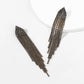 Rhinestone Claw Chain Tassel Pendant Earrings
