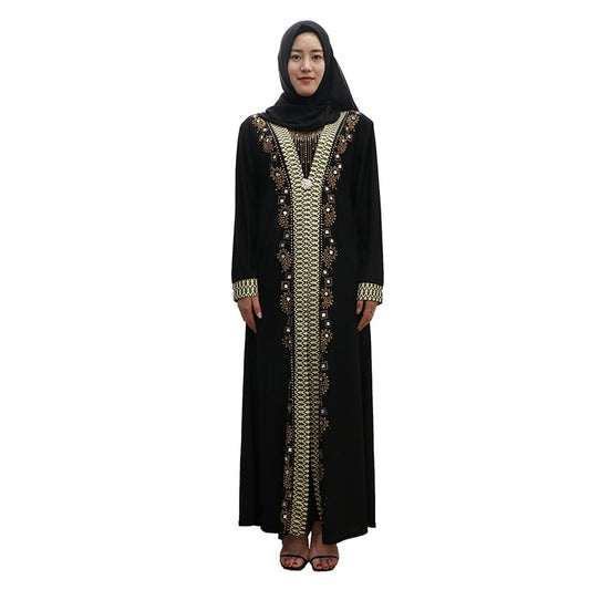 Women Abaya Islam Robe Daughter Matching Clothes