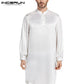 Nightgown Robe Pajamas Silk Satin Long Sleeve Bathrobe