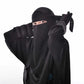 high quality one layer chiffon niqab muslim face cover hijab