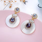 Freshwater Irregular Pearl Earrings Handmade