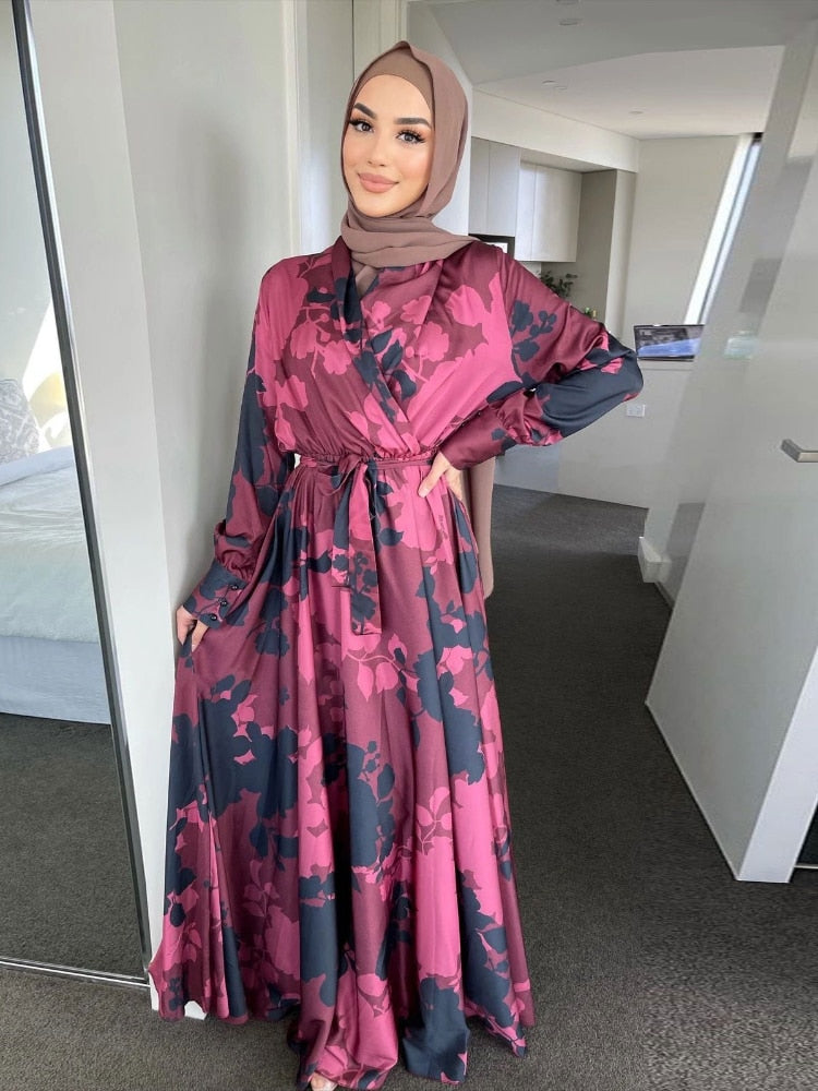 Spring Morocco Muslim Dress for Women