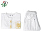African Clothes for Men 2 Pieces Set Fashion Embroidered Tops and Pants Traditional Clothing